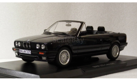 BMW 325i Cabriolet 1991 (E30) Blue metallic, масштабная модель, Norev, scale18