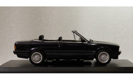 BMW 325i Cabriolet 1991 (E30) Blue metallic, масштабная модель, Norev, 1:18, 1/18