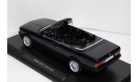 BMW 325i Cabriolet 1991 (E30) Blue metallic, масштабная модель, Norev, 1:18, 1/18