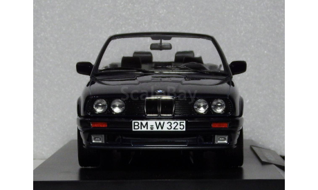 BMW 325i Cabriolet 1991 (E30) Blue metallic, масштабная модель, Norev, 1:18, 1/18