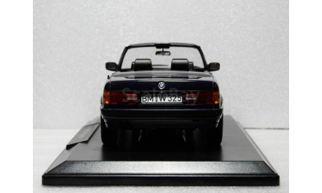 BMW 325i Cabriolet 1991 (E30) Blue metallic, масштабная модель, Norev, 1:18, 1/18