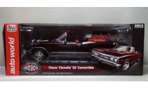 Chevy Chevelle SS Convertible (MCACN) 1967, масштабная модель, Chevrolet, ERTL (Auto World), 1:18, 1/18