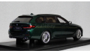 BMW Alpina B5 Touring 2023 (G31) Dark green, масштабная модель, GT Spirit, 1:18, 1/18