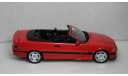 BMW M3 E36 Cabrio 1995 Red, масштабная модель, OttoMobile, scale18