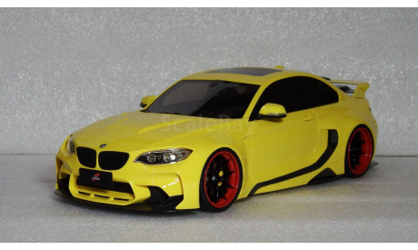 BMW M235 MTC Black Sails Widebody DarwinPRO F22 2015, масштабная модель, GLM, scale18