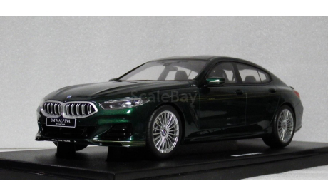 BMW Alpina B8 Gran Coupe (G16) 2023 Dark green, масштабная модель, GT Spirit, 1:18, 1/18