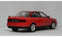 Audi 80 (B4) Quattro Competition 1994 Laser Red, масштабная модель, Ottomobile, 1:18, 1/18