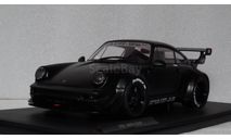 Porsche 911 (964) RWB Rauh-Welt bodykit ’Darth Vader’ 2016, масштабная модель, Solido, 1:18, 1/18