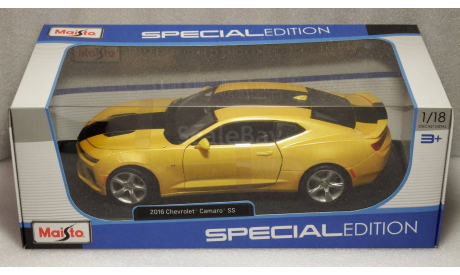 Chevrolet Camaro SS 2016, масштабная модель, Maisto, 1:18, 1/18