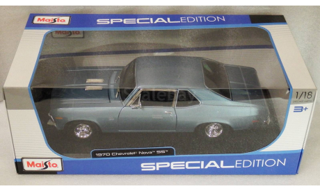 Chevrolet Nova SS 1970, масштабная модель, Maisto, scale18