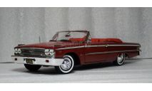 1963 Ford Galaxy 500 XL open convertible, масштабная модель, Sunstar, scale18