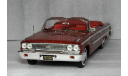 1963 Ford Galaxy 500 XL open convertible, масштабная модель, Sunstar, scale18