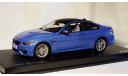 BMW M4 (F82) Coupe 2014 blue metallic, масштабная модель, Paragon Models, scale18
