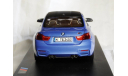 BMW M4 (F82) Coupe 2014 blue metallic, масштабная модель, Paragon Models, scale18