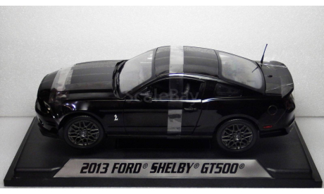 2013 Ford Mustang Shelby GT 500 (Black), масштабная модель, Shelby Collectibles, 1:18, 1/18