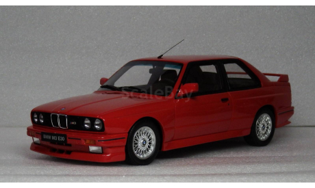 BMW M3 E30 1989 Brilliant Red / Otto, масштабная модель, OttoMobile, 1:18, 1/18