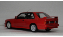 BMW M3 E30 1989 Brilliant Red / Otto, масштабная модель, OttoMobile, 1:18, 1/18