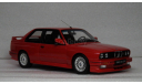 BMW M3 E30 1989 Brilliant Red / Otto, масштабная модель, OttoMobile, 1:18, 1/18