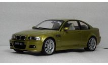 BMW M3 E46 Coupe 2000, масштабная модель, Solido, 1:18, 1/18