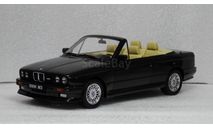 BMW M3 E30 Cabrio 1989 Diamond Black Metallic, масштабная модель, Ottomobile, 1:18, 1/18