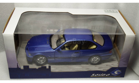 BMW M3 Coupe E36 blue metallic, масштабная модель, Solido, 1:18, 1/18