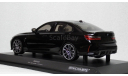 BMW M3 2020 (G80) black-metallic, масштабная модель, Minichamps, 1:18, 1/18