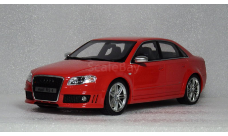 Audi RS 4 (B7) 4.2 FSI 2005 Misano Red, масштабная модель, Ottomobile, scale18