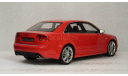 Audi RS 4 (B7) 4.2 FSI 2005 Misano Red, масштабная модель, Ottomobile, scale18