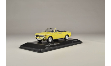 BMW 2002 Cabriolet 1971, масштабная модель, Minichamps, 1:43, 1/43