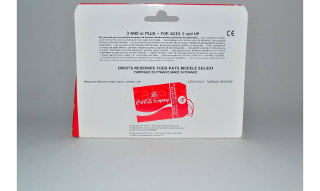 Chevrolet Sedan 1950 Coca-Cola, масштабная модель, Solido, scale43