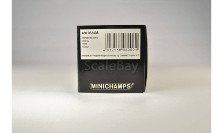 Mercedes-Benz 350 SL 1981, масштабная модель, Minichamps, 1:43, 1/43