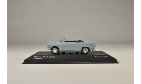 BMW 700 Cabriolet 1961, масштабная модель, Minichamps, 1:43, 1/43