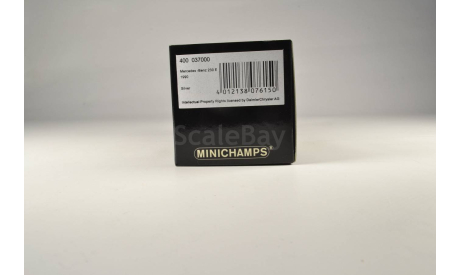 Mercedes-Benz 230 E 1990, масштабная модель, Minichamps, 1:43, 1/43