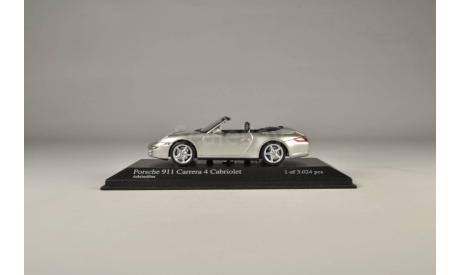Porsche 911 Carrera 4S Cabriolet 2005, масштабная модель, Minichamps, 1:43, 1/43