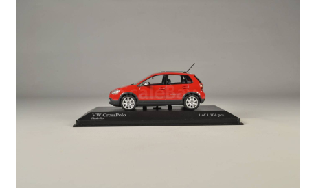 Volkswagen Cross Polo 2006, масштабная модель, Minichamps, 1:43, 1/43