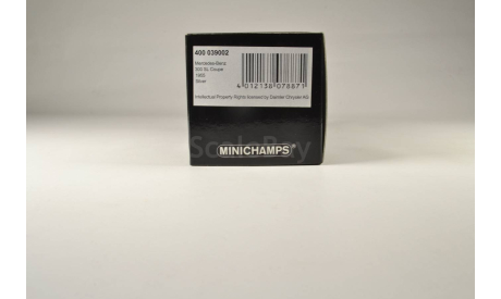 Mercedes-Benz 300 SL Coupe 1955, масштабная модель, Minichamps, 1:43, 1/43