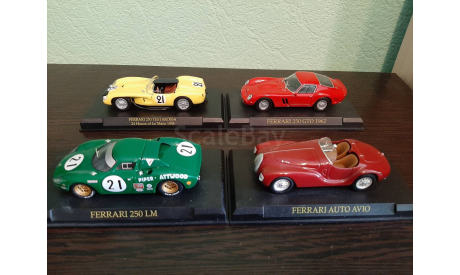 Лот моделей, журнальная серия Ferrari Collection (GeFabbri), Ferrari Collection (Ge Fabbri), 1:43, 1/43