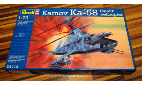 Сборная модель вертолета Ка-58 от Revell (04413), сборные модели авиации, Revell (модели), 1:72, 1/72