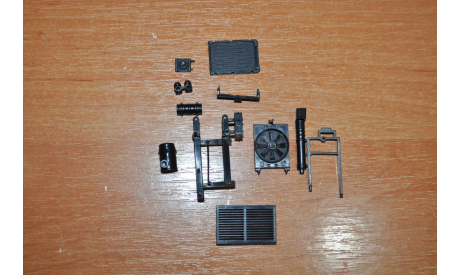 КАМАЗ-6560 вентилятор и радиатор системы охлаждения, масштабная модель, AVD Models, 1:43, 1/43