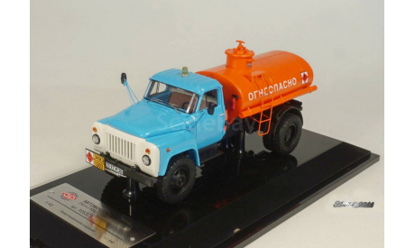 АЦ 4,2 (53А) 1990 голубой/оранжевый  Dip models  1:43 105323, масштабная модель, ГАЗ, scale43