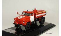 АЦУ 10(53А) 1980 Пожарный без надписей DIP Models  1:43 105330, масштабная модель, scale43, ГАЗ