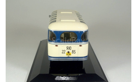 ПАЗ 652 1958 маршрут ’Киев - Аэропорт Жуляны’ бежево-синий Тираж 96 шт DIP Models  1:43 165201, масштабная модель, 1/43