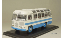 ПАЗ 672 белый/голубой Classicbus 1:43 03002B, масштабная модель, 1/43