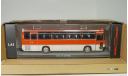 Ikarus 256.54 белый с красной полосой Первый выпуск Classicbus 1:43 04017, масштабная модель, scale43