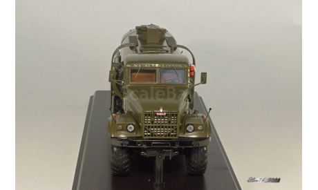 АЦ 8,5 (КрАЗ 255Б) Автоцистерна ’Огнеопасно’ хаки SSM 1:43 SSM1179, масштабная модель, Start Scale Models (SSM), scale43