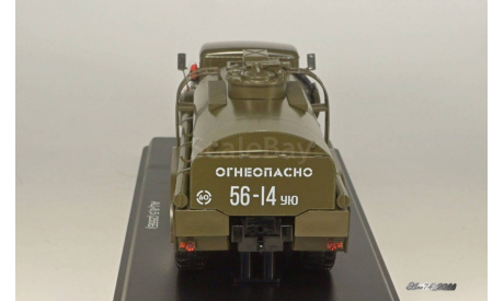 АЦ 8,5 (КрАЗ 255Б) Автоцистерна ’Огнеопасно’ хаки SSM 1:43 SSM1179, масштабная модель, Start Scale Models (SSM), scale43