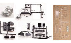 Набор для сборки, кабина 130, комплект (две облицовки)