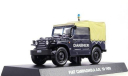 Fiat Campagnola AR59, журнальная серия Полицейские машины мира (DeAgostini), 1:43, 1/43