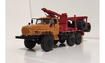 Урал 43204-41 лесовоз (оранжевая кабина) с прицепом-роспуском, масштабная модель, Конверсии мастеров-одиночек, scale43