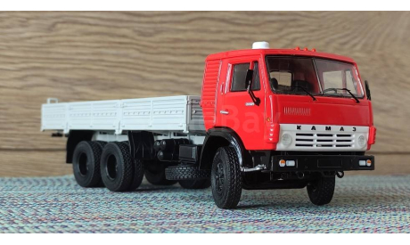КамАЗ-53212, красная кабина/серый кузов, масштабная модель, Конверсии мастеров-одиночек, scale43